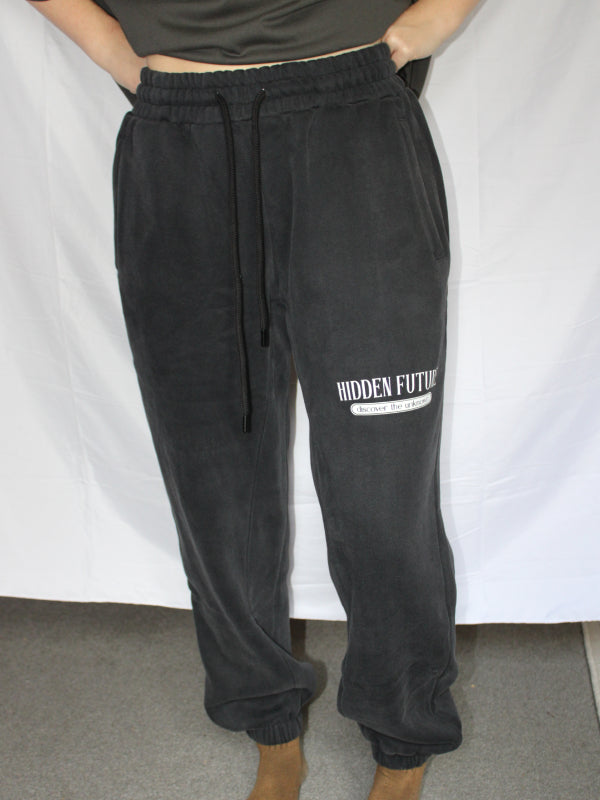 Heavyweight Joggers - Washed Black