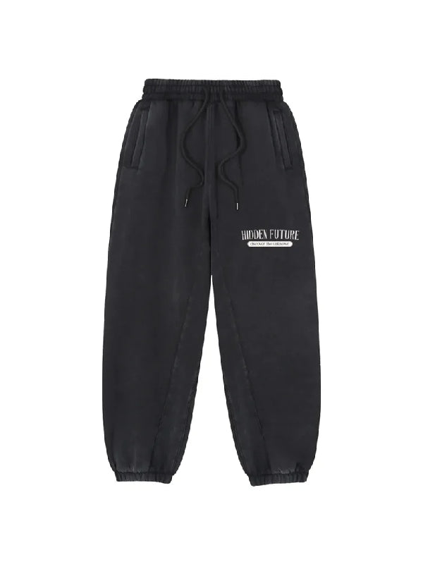 Heavyweight Joggers - Washed Black