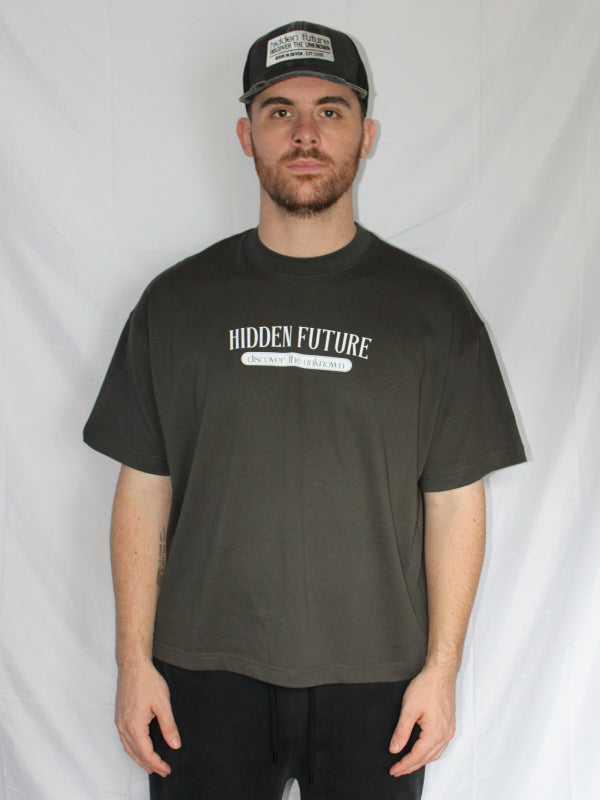 Boxy Tee - Washed Black