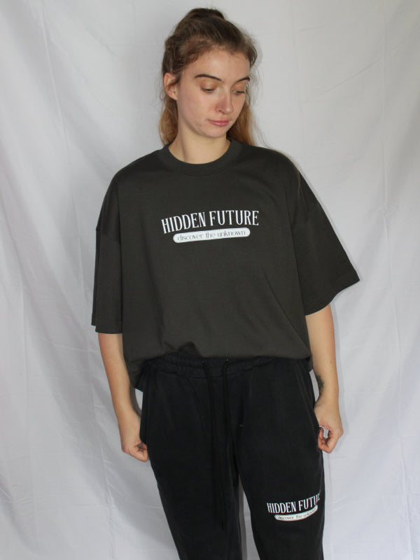 Boxy Tee - Washed Black
