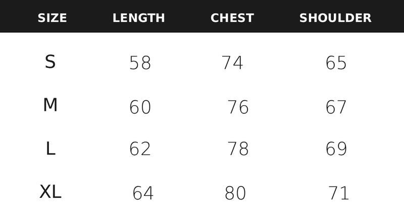 Size Guide for Boxy Hoodie - Washed Black